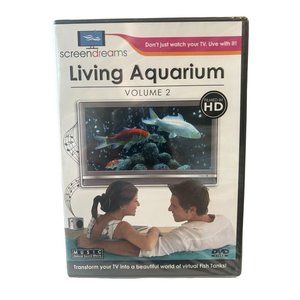 DVD - Living Aquarium Volume 2 Turn TV into a Virtual Fish Tank NEW & Sealed